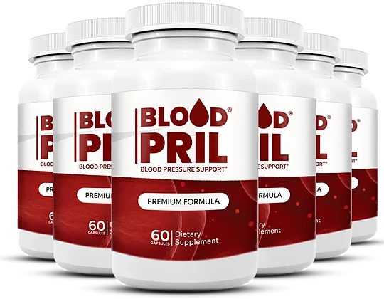 6 bottles of BloodPril blood pressure support capsules